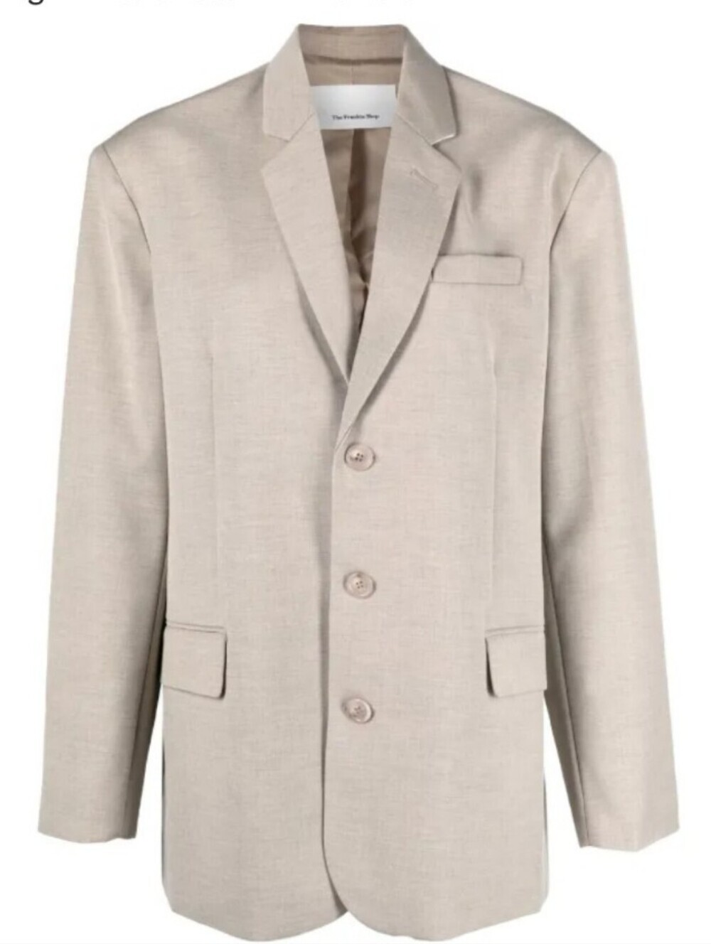 Frankie Shop Blazer Oversized Light Grey XS Small Gelso - Picture 4 of 14